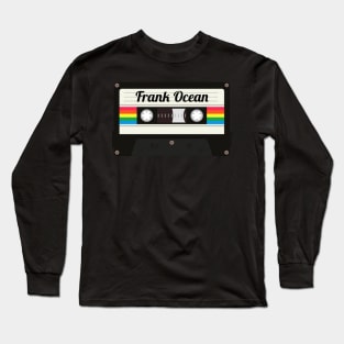 Frank Ocean / Cassette Tape Style Long Sleeve T-Shirt